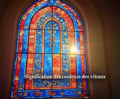 Signification des couleurs des vitraux d’église